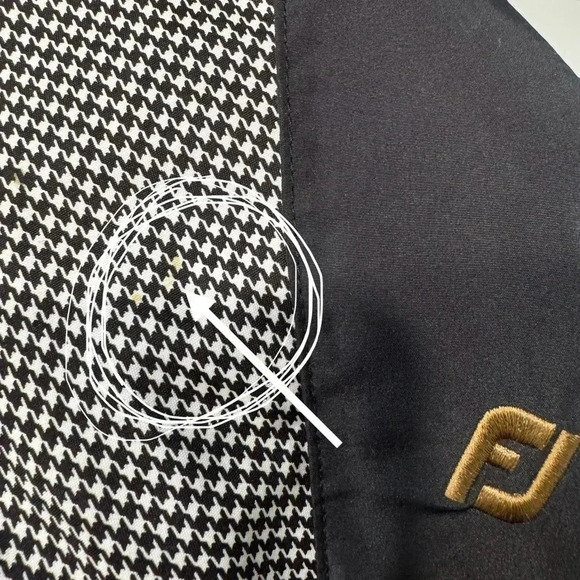 Dryjoys by Footjoy Convertible Jacket to Vest Golf Houndstooth L - Picture 11 of 11